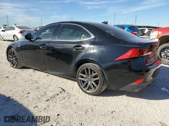 2018 Lexus IS 350 with VIN JTHBZ1D22J5033505, listed as a Copart auction lot 81180994 with 30,467 mi miles and Salvage title. Bid and sale history available at DreamBid. Image 2.