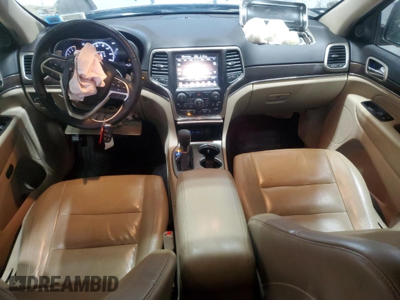 2017 Jeep Grand Cherokee Limited with VIN 1C4RJFBG1HC641024, listed as a Copart auction lot 52885535 with 106,044 mi miles and Salvage Title. Bid and sale history available at carsss.com. Image 8.