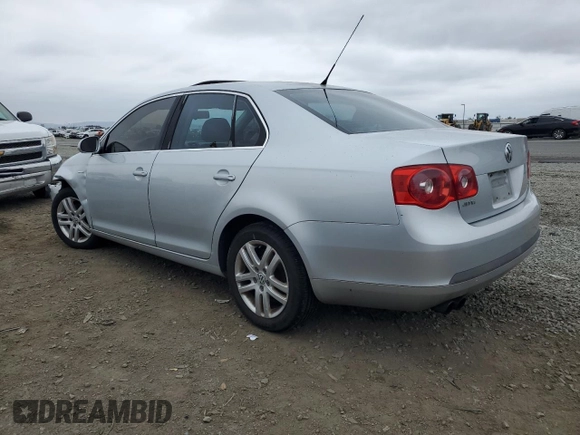 2007 Volkswagen Jetta Wolfsburg Edition with VIN 3VWEF71K57M138599, listed as a Copart auction lot 59546025 with 205,460 mi miles and Salvage title. Bid and sale history available at DreamBid. Image 2.