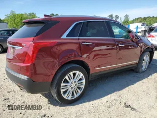2017 Cadillac XT5 Premium Luxury FWD with VIN 1GYKNCRS4HZ118585, listed as a Copart auction lot 53738845 with 50,638 mi miles and Salvage Title. Bid and sale history available at DreamBid. Image 3.