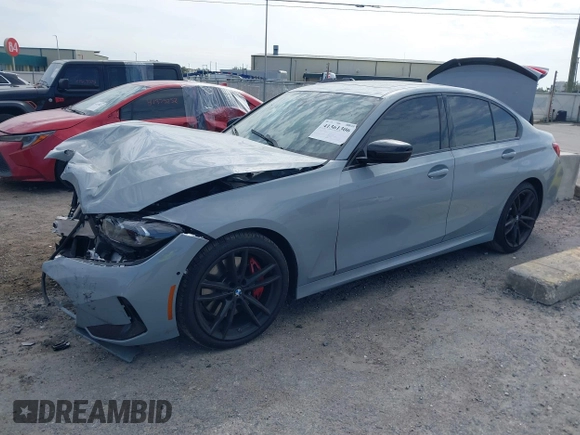2023 BMW 3 Series 330i with VIN 3MW69FF0XP8D64353, listed as a IAAI auction lot 41361306 with 22,176 mi miles. Bid and sale history available at carsss.com. Image 18.