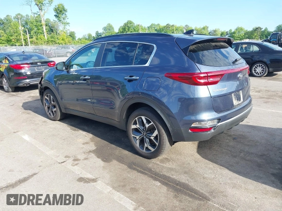 2021 Kia Sportage EX z VIN KNDPNCAC4M7897590, wystawiony jako IAAI lot #42183678 z przebiegiem 110 657 mil mil oraz . Historia ofert i sprzedaży dostępna na DreamBid. Obrazek 3.
