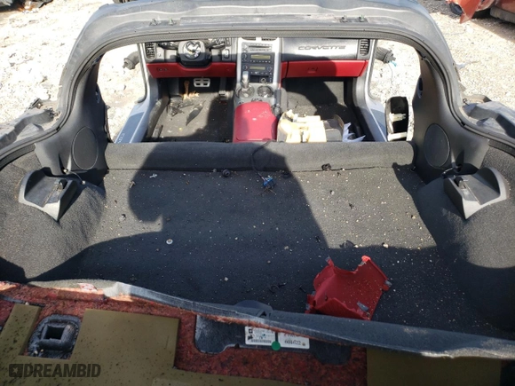 2006 Chevrolet Corvette with VIN 1G1YY26U365115990, listed as a Copart auction lot 87734975 with 0 mi miles and Salvage Title. Bid and sale history available at carsss.com. Image 10.