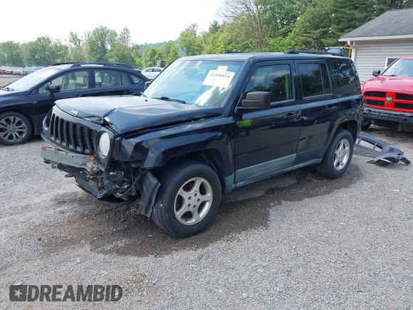 2012 Jeep Patriot Sport with VIN 1C4NJRBB7CD513197, listed as a IAAI auction lot 42408934 with 145,943 mi miles and . Bid and sale history available at DreamBid. Image 2.