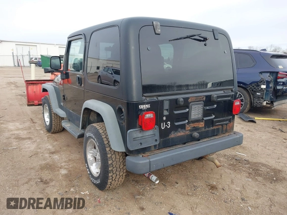 2006 Jeep Wrangler Sport with VIN 1J4FA49S66P746787, listed as a IAAI auction lot 41537730 with 97,365 mi miles. Bid and sale history available at carsss.com. Image 3.