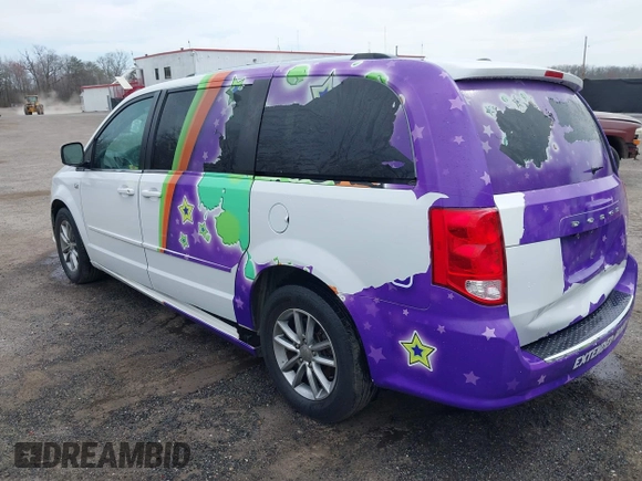 2014 Dodge Grand Caravan SXT with VIN 2C4RDGCG6ER361842, listed as a IAAI auction lot 41827951 with 100,845 mi miles and . Bid and sale history available at DreamBid. Image 3.