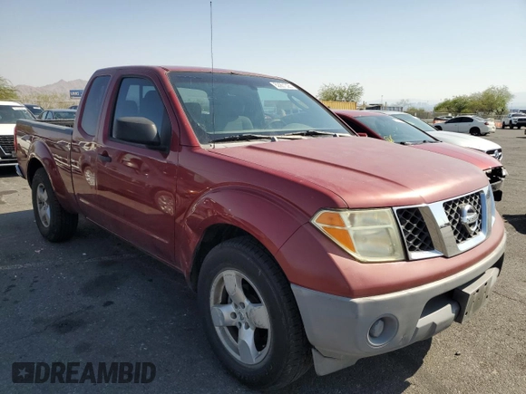 2006 Nissan Frontier XE with VIN 1N6BD06T76C453552, listed as a Copart auction lot 62901325 with 180,576 mi miles and Salvage title. Bid and sale history available at DreamBid. Image 4.