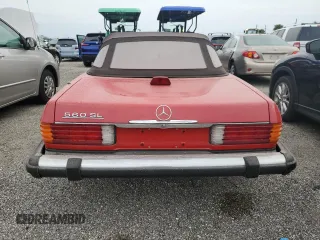 1986 Mercedes-Benz 560 with VIN WDBBA48D1GA038215, listed as a Copart auction lot 74450384 with Not Provided miles and Salvage Title. Bid and sale history available at carsss.com. Image 6.