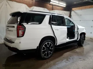 2022 Chevrolet Tahoe RST with VIN 1GNSKRKD5NR193196, listed as a Copart auction lot 49671215 with 0 mi miles and Salvage Title. Bid and sale history available at carsss.com. Image 3.
