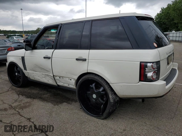 2010 Land Rover Range Rover SC with VIN SALMF1E48AA312377, listed as a Copart auction lot 58079295 with 155,103 mi miles and Salvage title. Bid and sale history available at DreamBid. Image 2.