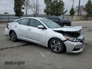 2021 Nissan Sentra SV z VIN 3N1AB8CV8MY262254, wystawiony jako Copart lot #55778955 z przebiegiem 64 453 mil mil oraz Szkoda całkowita • Salvage title. Historia ofert i sprzedaży dostępna na DreamBid. Obrazek 4.