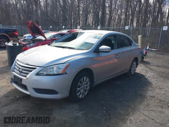 2015 Nissan Sentra SV z VIN 3N1AB7AP0FL682041, wystawiony jako IAAI lot #41590855 z przebiegiem 167 038 mil mil oraz . Historia ofert i sprzedaży dostępna na DreamBid. Obrazek 2.
