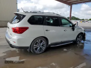 2018 Nissan Pathfinder Platinum with VIN 5N1DR2MM2JC619372, listed as a Copart auction lot 61773785 with 175,757 mi miles and Clean title. Bid and sale history available at DreamBid. Image 3.