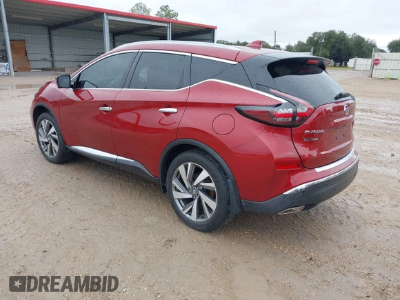 2019 Nissan Murano Platinum with VIN 5N1AZ2MJ0KN152290, listed as a IAAI auction lot 41299085 with 25,668 mi miles and . Bid and sale history available at DreamBid. Image 3.