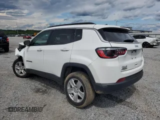 2022 Jeep Compass Latitude with VIN 3C4NJDBB3NT158254, listed as a Copart auction lot 57141855 with 50,675 mi miles and Salvage title. Bid and sale history available at DreamBid. Image 2.