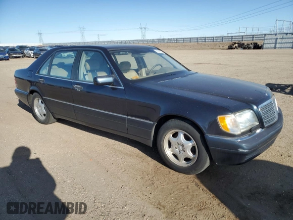 1998 Mercedes-Benz S-Class with VIN WDBGA43GXWA400256, listed as a Copart auction lot 51391515 with 63,364 mi miles and Clean Title. Bid and sale history available at carsss.com. Image 4.
