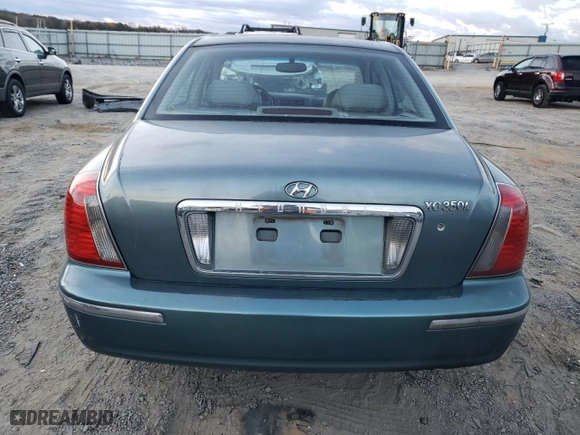 2005 Hyundai XG350 with VIN KMHFU45E15A377458, listed as a Copart auction lot 78931844 with 230,852 mi miles and Salvage Title. Bid and sale history available at carsss.com. Image 6.