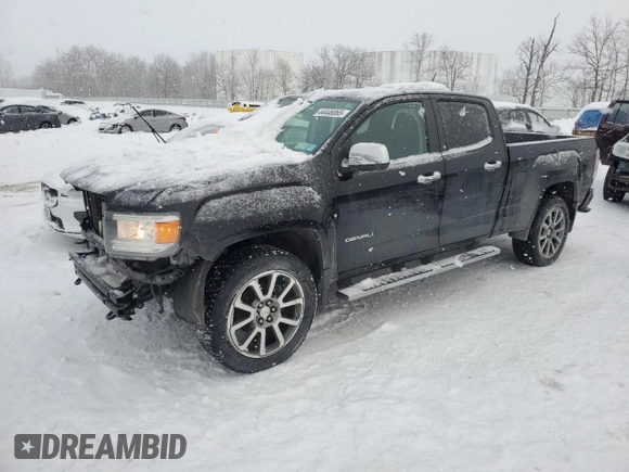 2019 GMC Canyon 4WD Denali with VIN 1GTG6EEN3K1348726, listed as a Copart auction lot 44446865 with 71,533 mi miles and Salvage Title. Bid and sale history available at carsss.com. Image 1.