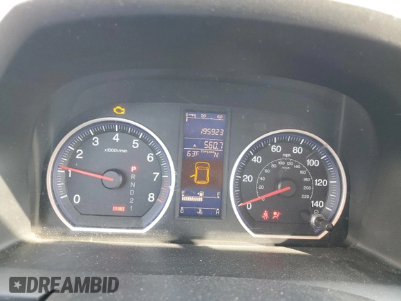2011 Honda CR-V EX-L with VIN 5J6RE4H75BL009337, listed as a Copart auction lot 52801565 with 195,923 mi miles and Salvage Title. Bid and sale history available at carsss.com. Image 9.