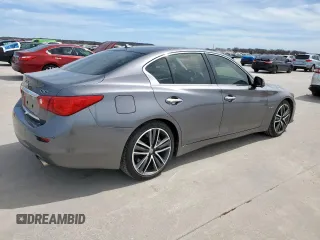 2014 Infiniti Q50 Hybrid Sport with VIN JN1AV7AP7EM691184, listed as a Copart auction lot 48961015 with 124,972 mi miles and Clean Title. Bid and sale history available at carsss.com. Image 3.