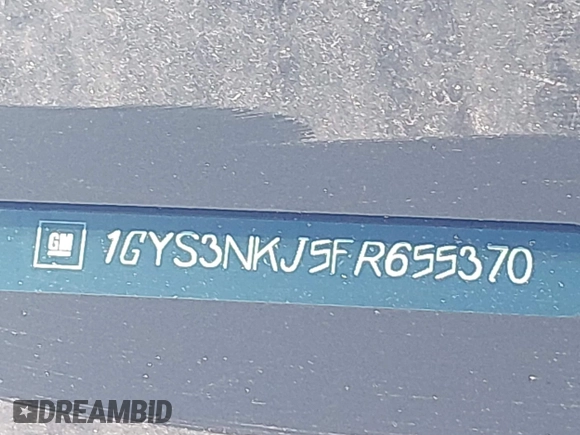 2015 Cadillac Escalade Premium z VIN 1GYS3NKJ5FR655370, wystawiony jako IAAI lot #41764570 z przebiegiem Nie podano mil oraz . Historia ofert i sprzedaży dostępna na DreamBid. Obrazek 18.