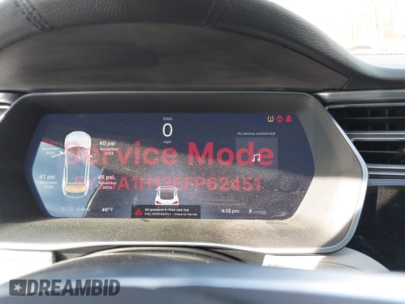 2014 Tesla Model S 60 with VIN 5YJSA1H13EFP62451, listed as a IAAI auction lot 41639068 with 88,000 mi miles and . Bid and sale history available at DreamBid. Image 7.