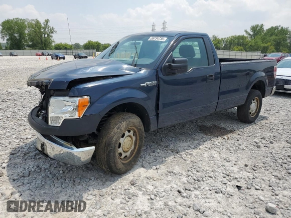 2013 Ford F-150 XL with VIN 1FTMF1CM2DKF46457, listed as a Copart auction lot 59734735 with Not provided miles and Salvage title. Bid and sale history available at DreamBid. Image 1.