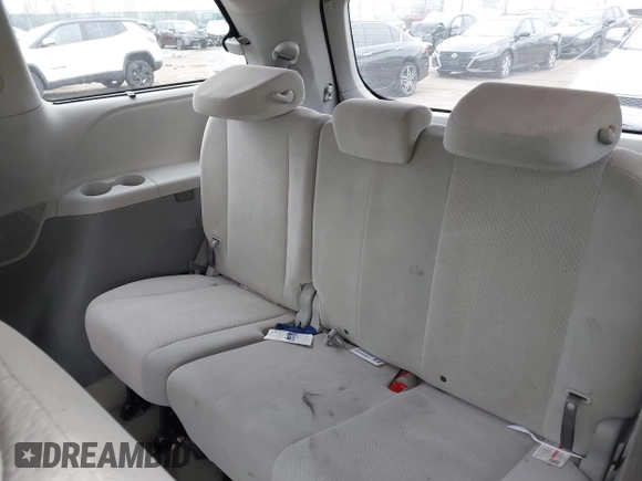 2012 Toyota Sienna LE with VIN 5TDJK3DCXCS047056, listed as a IAAI auction lot 41780756 with 179,624 mi miles. Bid and sale history available at carsss.com. Image 20.