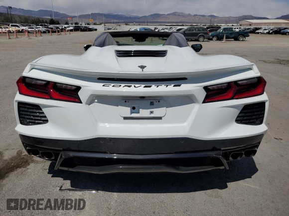 2025 Chevrolet Corvette 1LT with VIN 1G1YA3D41S5109063, listed as a Copart auction lot 53582085 with 686 mi miles and Salvage title. Bid and sale history available at DreamBid. Image 6.