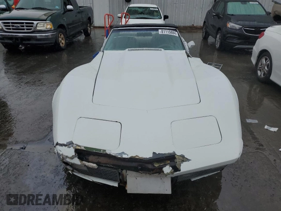 1972 Chevrolet Corvette with VIN 1Z67L2S515744, listed as a Copart auction lot 81115884 with 68,949 mi miles and Salvage title. Bid and sale history available at DreamBid. Image 5.