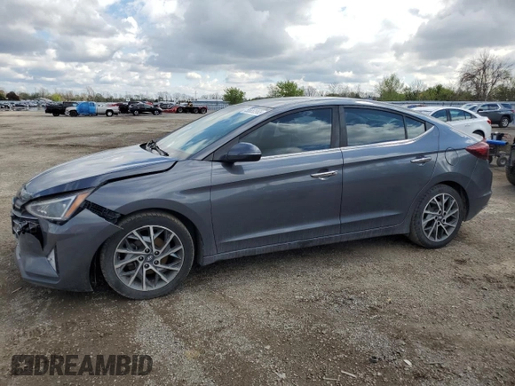 2020 Hyundai Elantra SEL z VIN KMHD84LF1LU921637, wystawiony jako Copart lot #55650965 z przebiegiem 268 315 mil mil oraz Szkoda całkowita • Salvage title. Historia ofert i sprzedaży dostępna na DreamBid. Obrazek 1.
