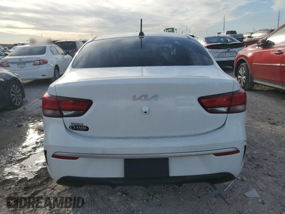 2023 Kia Rio S with VIN 3KPA24AD8PE606316, listed as a Copart auction lot 47291025 with 13,683 mi miles and Salvage Title. Bid and sale history available at carsss.com. Image 6.