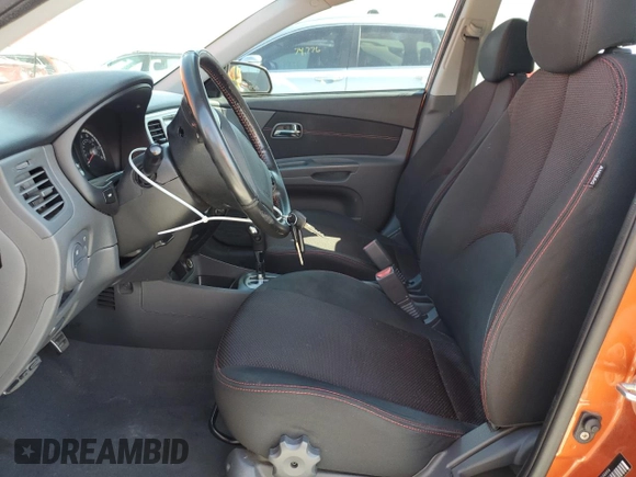 2009 Kia Rio LX with VIN KNADE243896494604, listed as a Copart auction lot 44298485 with 75,326 mi miles and Non Repairable. Bid and sale history available at carsss.com. Image 7.