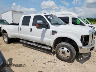 2008 Ford F-350 XL with VIN 1FTWW33RX8ED06500, listed as a Copart auction lot 64253995 with 180,425 mi miles and Clean title. Bid and sale history available at DreamBid. Image 4.