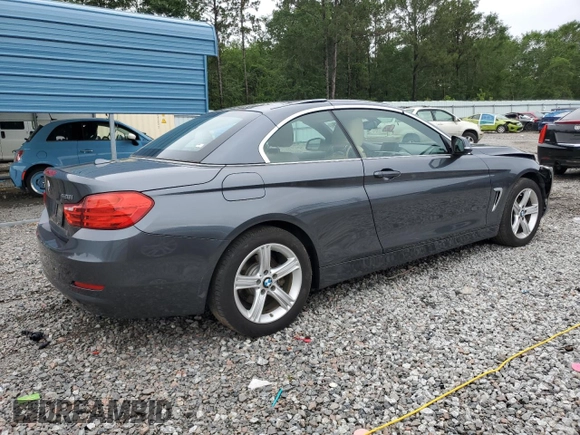 2015 BMW 4 Series 428i xDrive with VIN WBA3T1C58FP819885, listed as a Copart auction lot 57965685 with 80,540 mi miles and Salvage title. Bid and sale history available at DreamBid. Image 3.