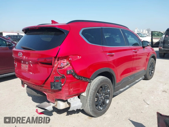 2023 Hyundai Santa Fe XRT with VIN 5NMS64AJ0PH542747, listed as a IAAI auction lot 41808095 with 24,922 mi miles. Bid and sale history available at carsss.com. Image 4.