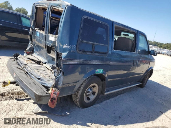 2000 Chevrolet Astro Cargo YF7 z VIN 1GBDM19W4YB142441, wystawiony jako Copart lot #76494314 z przebiegiem Nie podano mil oraz Nie do naprawy • Non repairable. Historia ofert i sprzedaży dostępna na DreamBid. Obrazek 3.