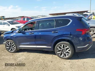 2022 Hyundai Santa Fe Calligraphy with VIN 5NMS54ALXNH463118, listed as a IAAI auction lot 41693031 with 44,593 mi miles. Bid and sale history available at carsss.com. Image 15.