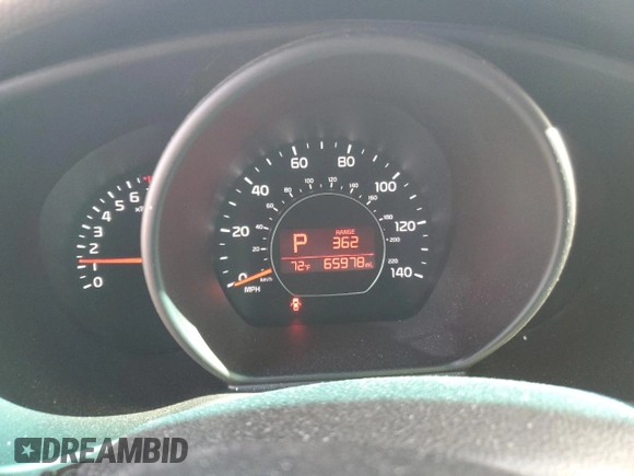 2015 Kia Soul with VIN KNDJN2A28F7805018, listed as a Copart auction lot 54275135 with 65,978 mi miles and Salvage Title. Bid and sale history available at DreamBid. Image 9.