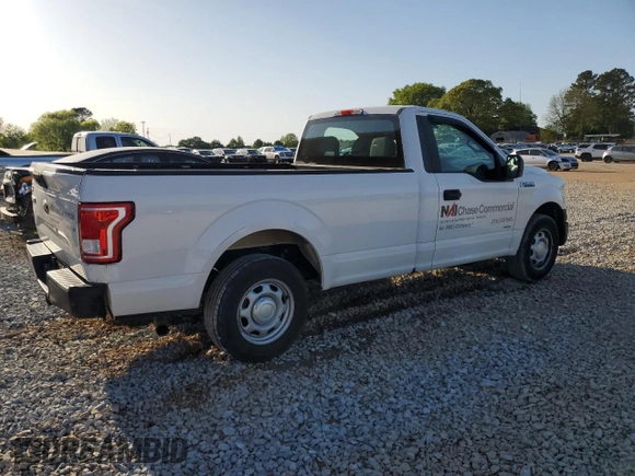 2016 Ford F-150 XL with VIN 1FTMF1CP6GKD69703, listed as a Copart auction lot 52428725 with 207,470 mi miles and Clean Title. Bid and sale history available at DreamBid. Image 3.