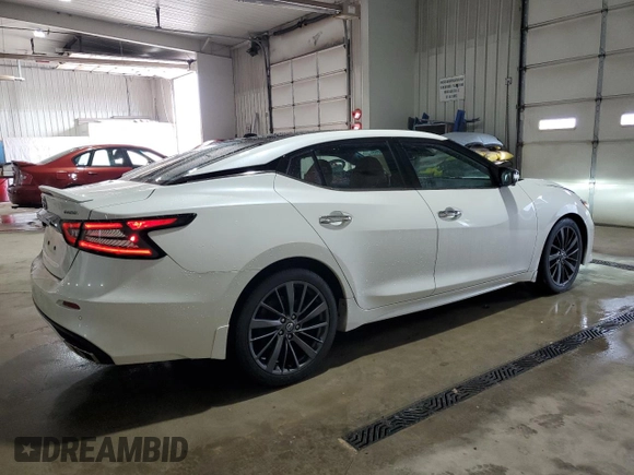 2020 Nissan Maxima Platinum with VIN 1N4AA6FV3LC362999, listed as a Copart auction lot 54349255 with 63,992 mi miles and Salvage Title. Bid and sale history available at DreamBid. Image 3.