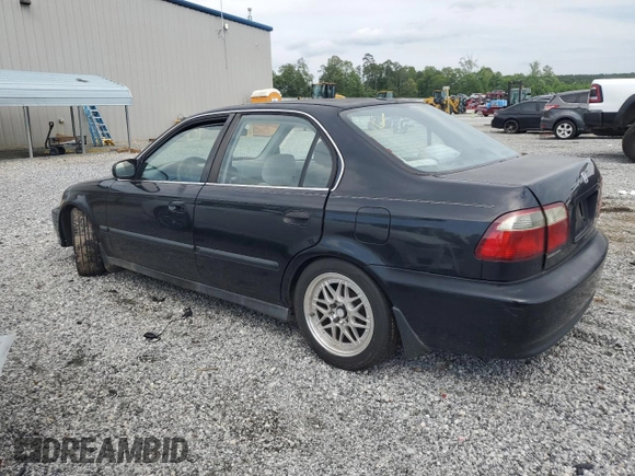 2000 Honda Civic LX z VIN 1HGEJ6670YL054677, wystawiony jako Copart lot #57126335 z przebiegiem 155 471 mil mil oraz Szkoda całkowita • Salvage title. Historia ofert i sprzedaży dostępna na DreamBid. Obrazek 2.