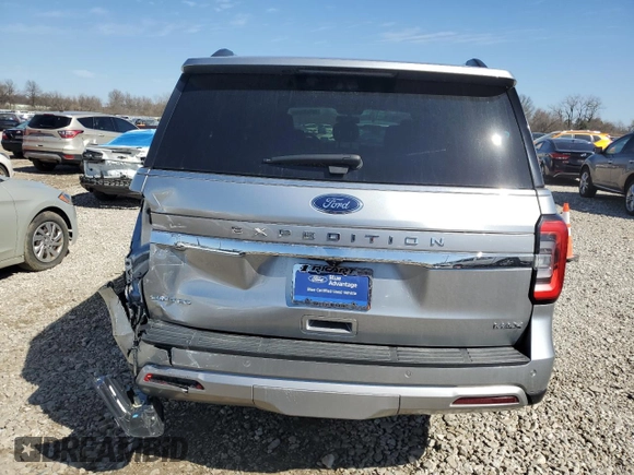 2022 Ford Expedition Max Limited with VIN 1FMJK2ATXNEA52616, listed as a Copart auction lot 48667025 with 63,342 mi miles and Salvage title. Bid and sale history available at DreamBid. Image 6.