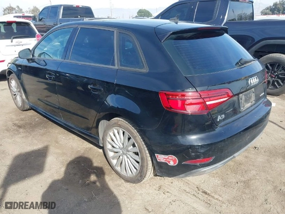 2017 Audi A3 Sportback e-tron Premium with VIN WAUUPBFFXHA065087, listed as a IAAI auction lot 41484208 with 77,443 mi miles. Bid and sale history available at carsss.com. Image 3.
