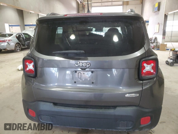 2016 Jeep Renegade Latitude with VIN ZACCJABW3GPC69213, listed as a Copart auction lot 42292245 with 82,236 mi miles and Salvage Title. Bid and sale history available at DreamBid. Image 6.