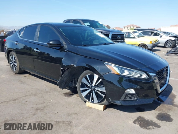 2021 Nissan Altima SV with VIN 1N4BL4DV0MN384955, listed as a IAAI auction lot 42353612 with 78,685 mi miles and . Bid and sale history available at DreamBid. Image 1.
