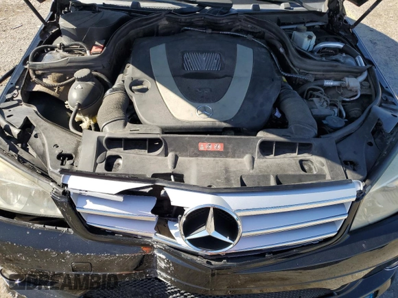 2010 Mercedes-Benz C 350 Sport with VIN WDDGF5GB1AR126923, listed as a Copart auction lot 57362015 with 124,821 mi miles and Salvage title. Bid and sale history available at DreamBid. Image 11.