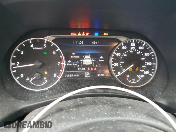 2020 Nissan Sentra SV with VIN 3N1AB8CV4LY237382, listed as a Copart auction lot 84118414 with 79,835 mi miles and Salvage Title. Bid and sale history available at DreamBid. Image 9.