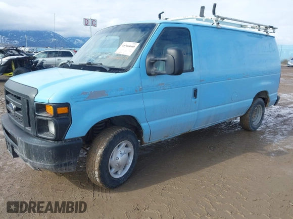 2008 Ford Econoline Cargo Commercial z VIN 1FTNE14W88DB57629, wystawiony jako IAAI lot #41566660 z przebiegiem 167 399 mil mil oraz . Historia ofert i sprzedaży dostępna na DreamBid. Obrazek 2.