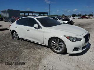 2017 Infiniti Q50 Premium z VIN JN1EV7AP5HM737908, wystawiony jako Copart lot #57037925 z przebiegiem 68 606 mil mil oraz Szkoda całkowita • Salvage title. Historia ofert i sprzedaży dostępna na DreamBid. Obrazek 4.